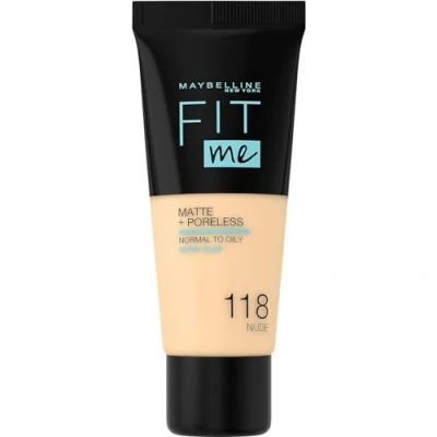 Image de Maybelline Fit Me Matte + Poreless Fond de teint 118 Light Beige