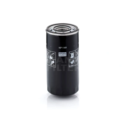 Image de MANN FILTER WP 1169 Filtre à huile M 30 X 2 avec un clapet de non retour vissé IVECO: TurboTech, EuroCargo I III, EuroTech MH