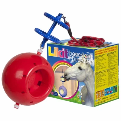 Image de Likit Support Boredom Breaker avec ballon de jeu One Size Rouge