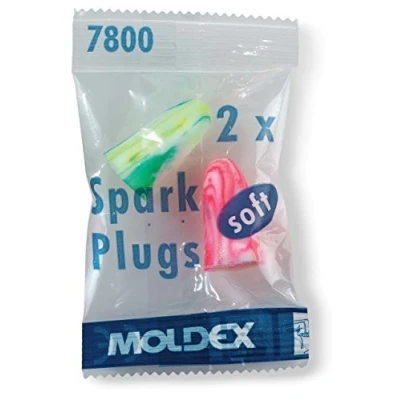 Image de Moldex Sparkplugs® extra Soft Ear Plugs léger en mousse SNR 35db Paires 200
