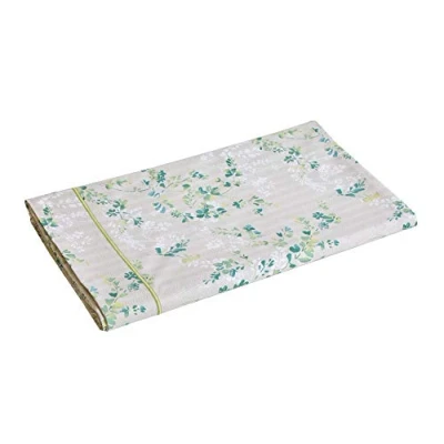 Image de Blanc des Vosges sous Le Vent Emeraude Drap 180 x 290 cm Percale 100% Coton 80fils/cm²