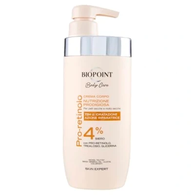 Image de Biopoint Crème corporelle nutrition prodigieuse, action nutritive et protectrice pour la peau sèche très sèche, idéale homme femme, apporte élasticité douceur, 500 ml