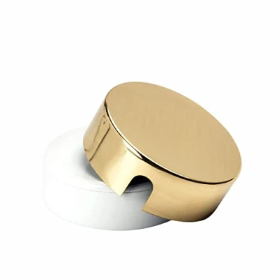 Image de ORION LIGHTSTYLE Boîte de jonction en laiton pour baldaquin Rosace Rosette dérivation Couvercle doré (laiton)