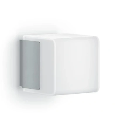 Image de Steinel Lampe d&#039;extérieur L 835 SC argent, applique murale LED, détecteur de mouvement 160, connectable, peut être utilisée via app