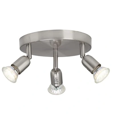 Image de BRILLIANT lampe Loona LED spot rond triple fer 3x PAR51, GU10, 3W lampes à réflecteur incluses, (250lm, 3000K) Échelle A ++ E Têtes pivotantes