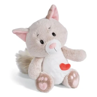 Image de NICI Chat Love Duveteux 50cm Gris Douce et Durable, Mignonne Peluche à câliner, pour Jouer, Enfants Adultes, Une Excellente idée de Cadeau, 49411