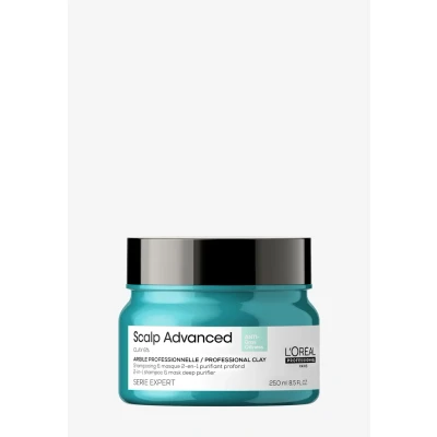 Image de L&#039;OREAL Professionnel Serie Expert Scalp Advanced Antioiliness 2IN1 CLAY Shampoo &amp; MASK Soin des cheveux, Taille: 250 ml,