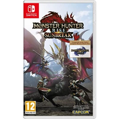 Image de Jeu Nintendo Switch Monster Hunter Rise Sunbreak Set Standard+DLC Capcom Mode Multiplayer PEGI 12+