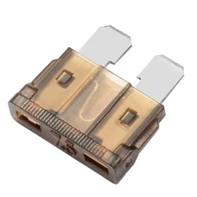 Image de Heschen Lot de 50 fusibles à lame standard ATC 7.5 pour voiture et camion 7,5 A Marron