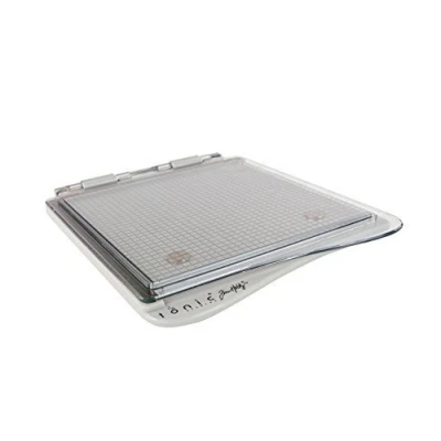 Image de Tonic Studios 1707E Plateforme d&#039;estampage Polyester, Gris/Clair, 24,5 x 29,3 1,5 cm