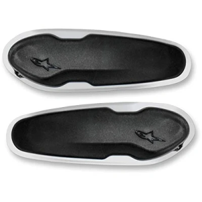 Image de toe sliders for boots Supertech R/SMX PLUS/SMX 6/SMX S and SMX 1 R, ALPINESTARS (black/white, TPU, pair)