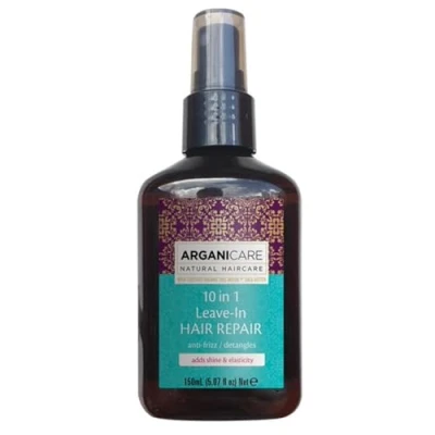 Image de Spray Réparateur &amp; démêlant anti frisottis 10 en 1 Argan cheveux Indisciplinés soins 150 ml Arganicare