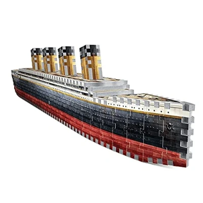 Image de Wrebbit3D, Titanic (440pc), 3D Puzzle, Ages 12+