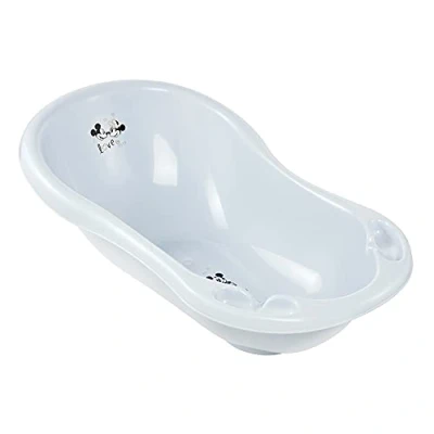 Image de keeeper Mickey Baignoire pour Bébé Ergonomique avec Bouchon, De 0 à 12 Mois Environ, 84 cm, Maria, Bleu Ciel