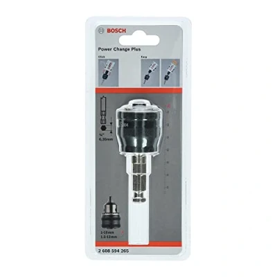 Image de Bosch Professional 1x Adaptateur Power Change Plus (Interface 7/16“ hexagonal, Ø 11 mm, Accessoire pour Scies Trépan)
