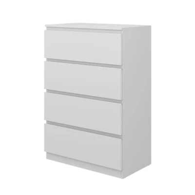 Image de Vicco Commode avec tiroirs Calisto, Blanc/Blanc, 70 x 102 cm
