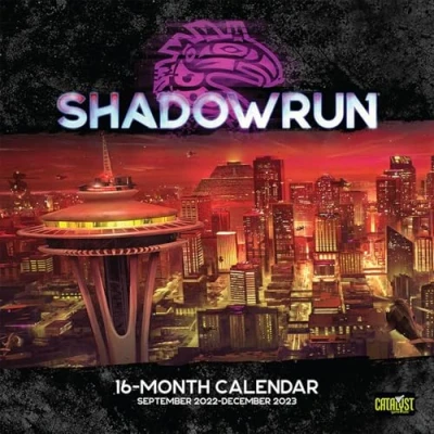 Image de Catalyst Game Labs Shadowrun 16 Month Calendar Maps English Version