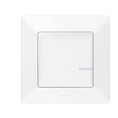 Image de LEGRAND, Valena Life with Netatmo 752185 Émetteur mural sans fil avec batterie, 1 bascule de commutation, pour interrupteurs/prises fil, contrôle local ou par application assistant vocal
