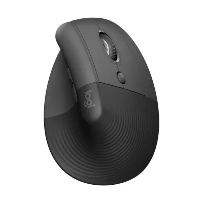 Image de Logitech Lift for Business, Souris Ergonomique Verticale, sans Fil, Bluetooth ou Logi Bolt USB sécurisé, clics Silencieux, certifiée dans Le Monde Entier, Windows/Mac/Chrome/Linux Graphite