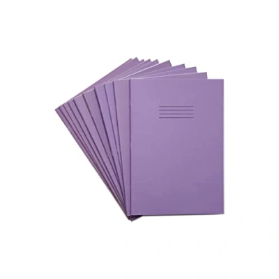 Image de Rhino F12 Lot de 10 cahiers d&#039;exercice 48 pages Violet Format A4
