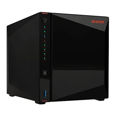 Image de Asustor Nimbustor 4, 4 Bay NAS, Intel Gemini Lake Quad Core, 4GB DDR4 SODIMM , 2.5 GbE x 2, USB 3.2 Gen 1 3, WOW (Wake on WAN), Toolless installation