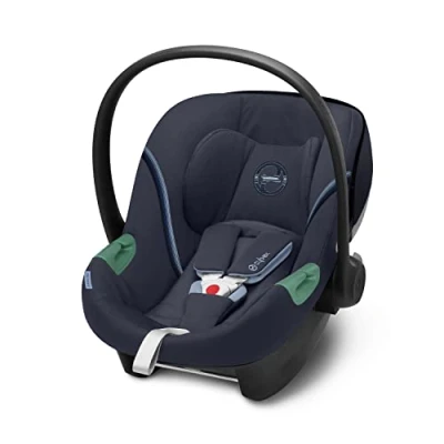 Image de CYBEX Gold Coque Aton S2 i Size, De la naissance à environ 24 mois, Max. 13 kg, Coussin Réducteur pour Nouveau né inclus, Compatible SensorSafe, Ocean Blue