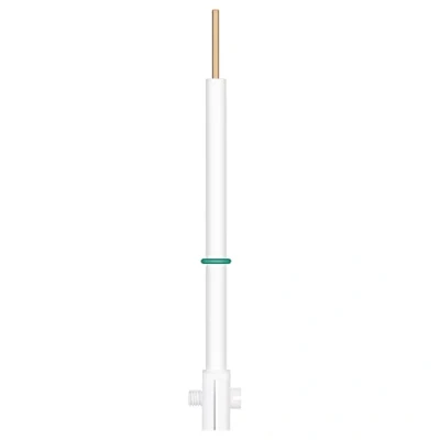 Image de stonylab Porte Électrode en Platine PTFE avec Feuille de Pureté 99,99 10 x 15 mm et Corps PTFE, Clip Support D&#039;électrode Remplaçable Polyvalent pour Une Utilisation Scientifique