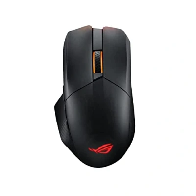 Image de ASUS ROG Chakram X Souris gaming sans fil RGB, 36 000 dpi, Capteur optique AimPoint , 8000 Hz polling rate, triple option de connexion, 11 boutons programmables, joystick programmable