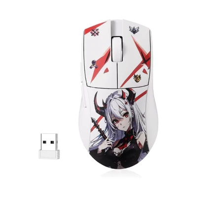 Image de Redragon M916AK PRO Souris de jeu anime 3 modes, 42 Go ultra légère 26 K DPI avec prise en main ergonomique naturelle, boutons programmables complets, logiciel prend charge les