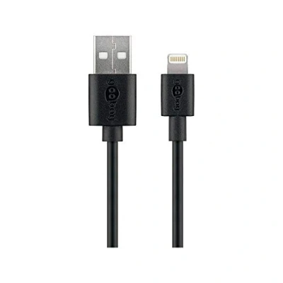 Image de Goobay 63523 câble Lightning 1 m Noir Neuf
