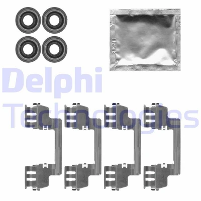 Image de DELPHI LX0616 Kit d&#039;accessoires, plaquette de frein à disque CHRYSLER: 300C Berline, Touring, LANCIA: Thema Berline