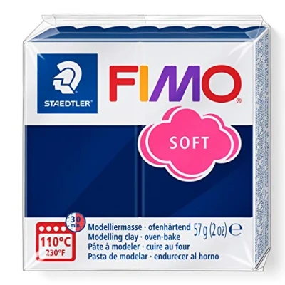 Image de Staedtler Fimo Soft Pain Pâte à Modeler 57 g Bleu Foncé