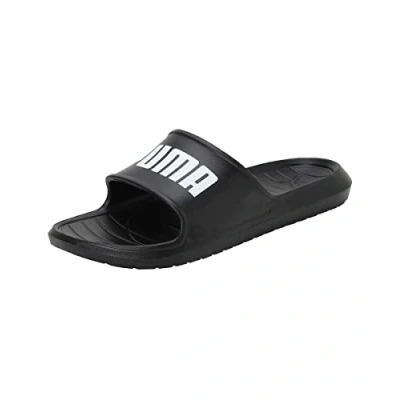 Image de Puma Divecat V2 LITE BADE Sandales de bain, Homme, Taille: 38, Schwarzweiss Matière synthétique