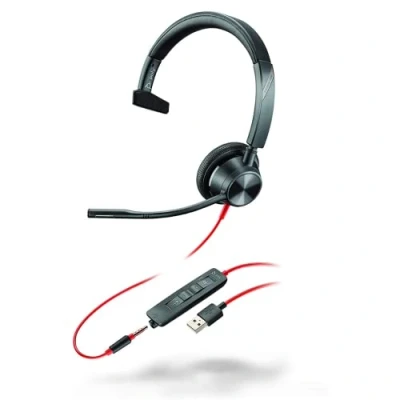 Image de POLY 3315 Casque Avec fil Arceau Appels/Musique USB Type A Noir Neuf
