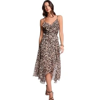 Image de Morgan Robe longue, Femme, Taille: 38, Multico
