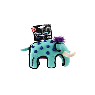 Image de GiGwi Duraspikes Jouet à mâcher interactif pour Chien Bleu Clair Éléphant Les mâcheurs durs