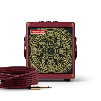 Image de Positive Grid Spark Mini édition spéciale Vai Ampli Guitare Intelligent et Enceinte Bluetooth Portable de 10 Watts personnalisé par Steve