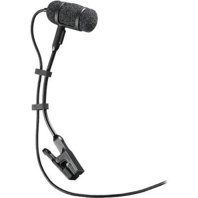 Image de Audio Technica PRO35 Microphone Cardioïde à Condensateur pour Instrument, avec Pince Noir