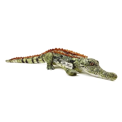 Image de Zappi Co Peluche Douce et chaleureuse pour Enfants Compagnons de Jeu Doux Parfaits en Style imprimé (100 cm Long) (Crocodile)