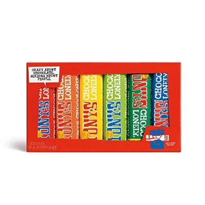 Image de Chocolate Tony&#039;s Chocolonely Bar 47 / 50gr Assorti à 6 pièces