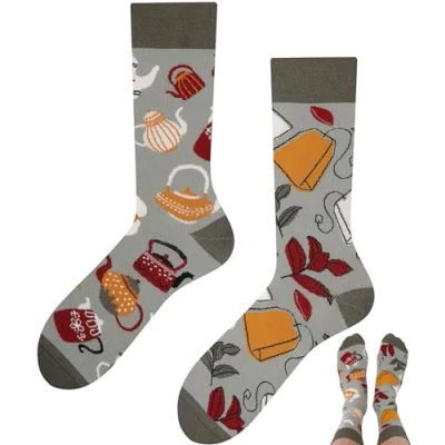 Image de TODO Chaussettes femme et homme Colors Fancy Funny avec un motif rigolo multicolore