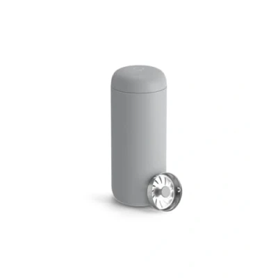Image de Fellow Carter Move Tasse de voyage Gobelet à café et thé isotherme en acier inoxydable avec intérieur céramique protection anti éclaboussures, gris mat, 470 ml