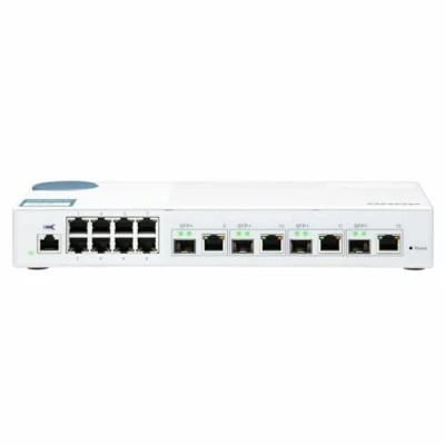 Image de QNAP QSW M408 4C 8 Port 1Gbps 4 10G SFP+/ NBASE T Combo Web Management Switch