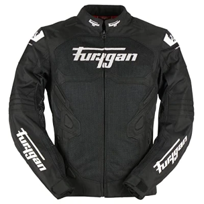 Image de Furygan Atom Vented Evo Veste, Noir Blanc, L Men&#039;s