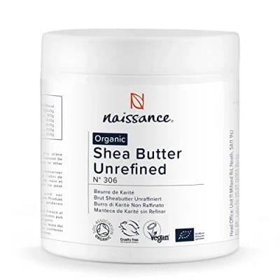 Image de Naissance Beurre de Karité Brut BIO d&#039;Afrique (No. 306) 500g Non Raffiné, Solide pour Cheveux Sec ou Afro, Corps, Visage Pur, Végan, Naturel et Certifié