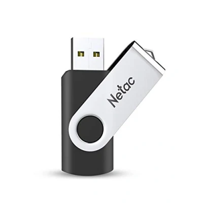 Image de Netac Clé USB, Lecteur USB Flash 3.0 Conception de Rotation, avec Une Vitesse Lecture Allant Jusqu&#039;à 100 Mo/s, Mémoire pour Ordinateur Portable/PC (128G, 3.0)