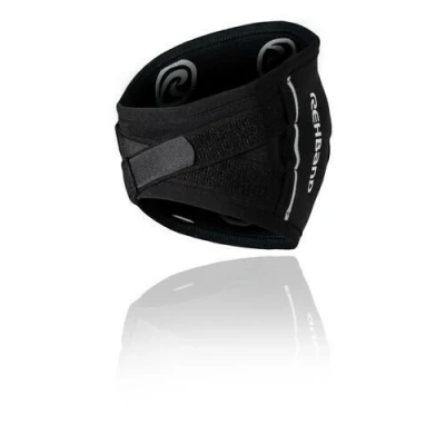 Image de Rehband UD genouillère stabilisatrice rotulienne, 1 pièce, rotulienne Ouverte 3mm néoprène, Couleur:Noir, Taille:M