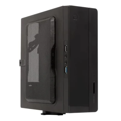 Image de Unyka 52061 Boitier Mini ITX (USB 3.0, 150 W) Noir