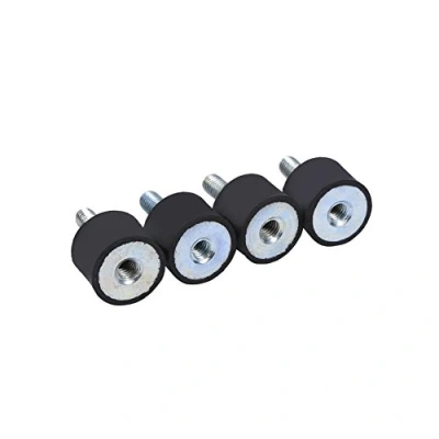 Image de Keenso Isolateur antivibrations en Caoutchouc M8 M6 de Vibrations Fixe l&#039;amortisseur Silentblock Bobbins Bateau Voiture Pack 4(VD20*15 M6*18) Silent Bloc