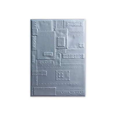 Image de Sizzix 664760 Dossier de gaufrage Texture 3 D par Tim Holtz Taille Unique Matrices découpe pour Scrapbooking, Papier, Multicolor